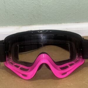 Oakley O-Frame Ski Snow Winter Goggles Purple Frame Adult Size Used rare!